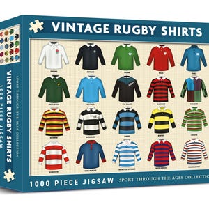 Vintage Rugby Shirts 1000 Stück Puzzle