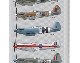 Spitfire Hardcover Notebook (A5 120 Lined Pages)