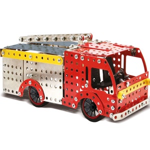 Fire Engine Metal Construction Set - Perfect Men&#39;s Gift, Dad&#39;s Gift, Christmas Gift, Model Kit, Kit for Teens