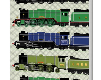 Flying Scotsman A5 Notebook (lined, 120 Pages, Paperback Flying Scotsman A5 Notebook (lined, 120 Pages, Paperback