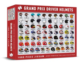 Grand Prix Driver Helmets 1000 Piece Jigsaw