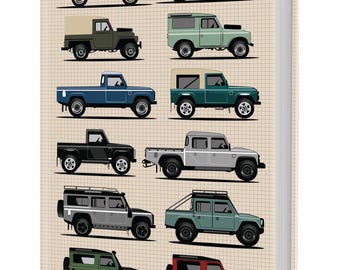 Land Rover Hardcover Notebook (A5 120 Lined Pages)