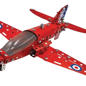 Red Arrows Metal Airplane Construction Set: 201 Pieces