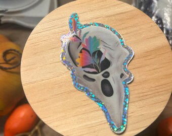 Raven Skull Sticker(Nevermore)