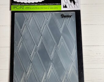 THANK YOU Banner Darice Embossing Folder 4.25x5.75 Scrapbook - Etsy