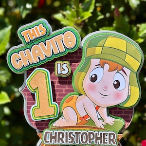 Baby Chavo del 8 Cake Topper