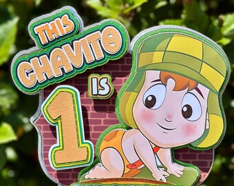 Baby Chavo del 8 Cake Topper