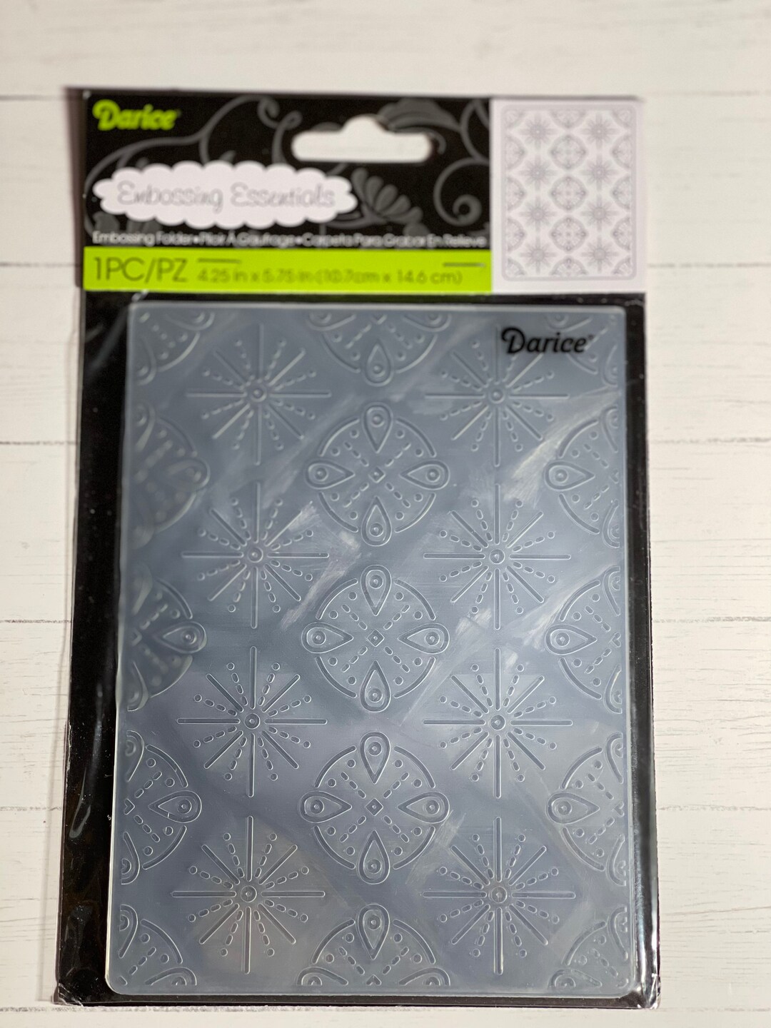Tribal Pattern Darice Embossing Folder - Etsy