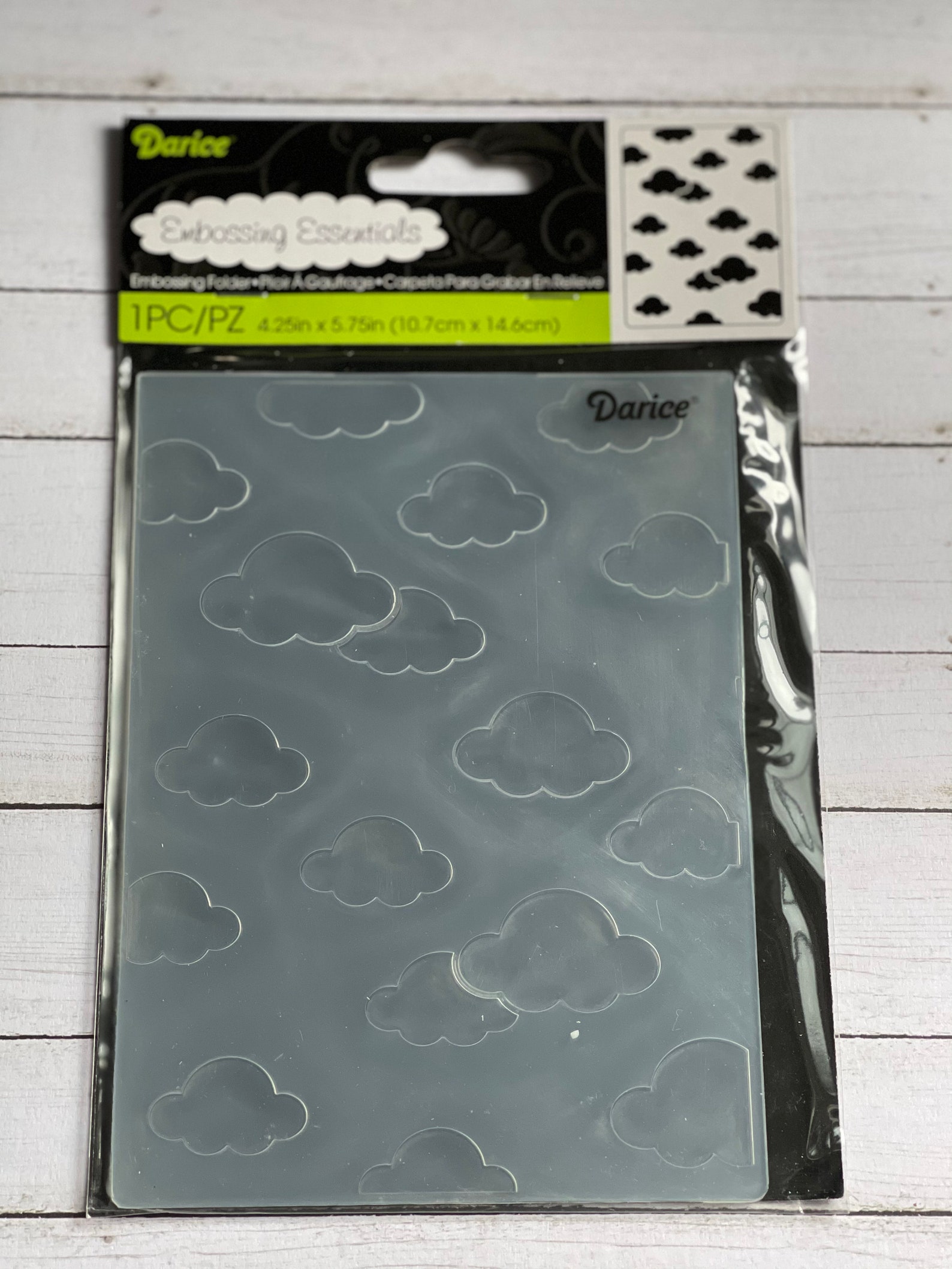 Clouds Embossing Folder | Etsy