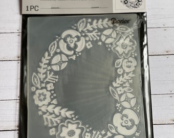 Floral Heart Embossing Folder