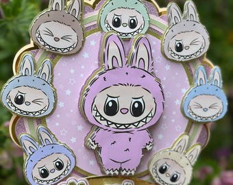 Labubu Monster cake topper