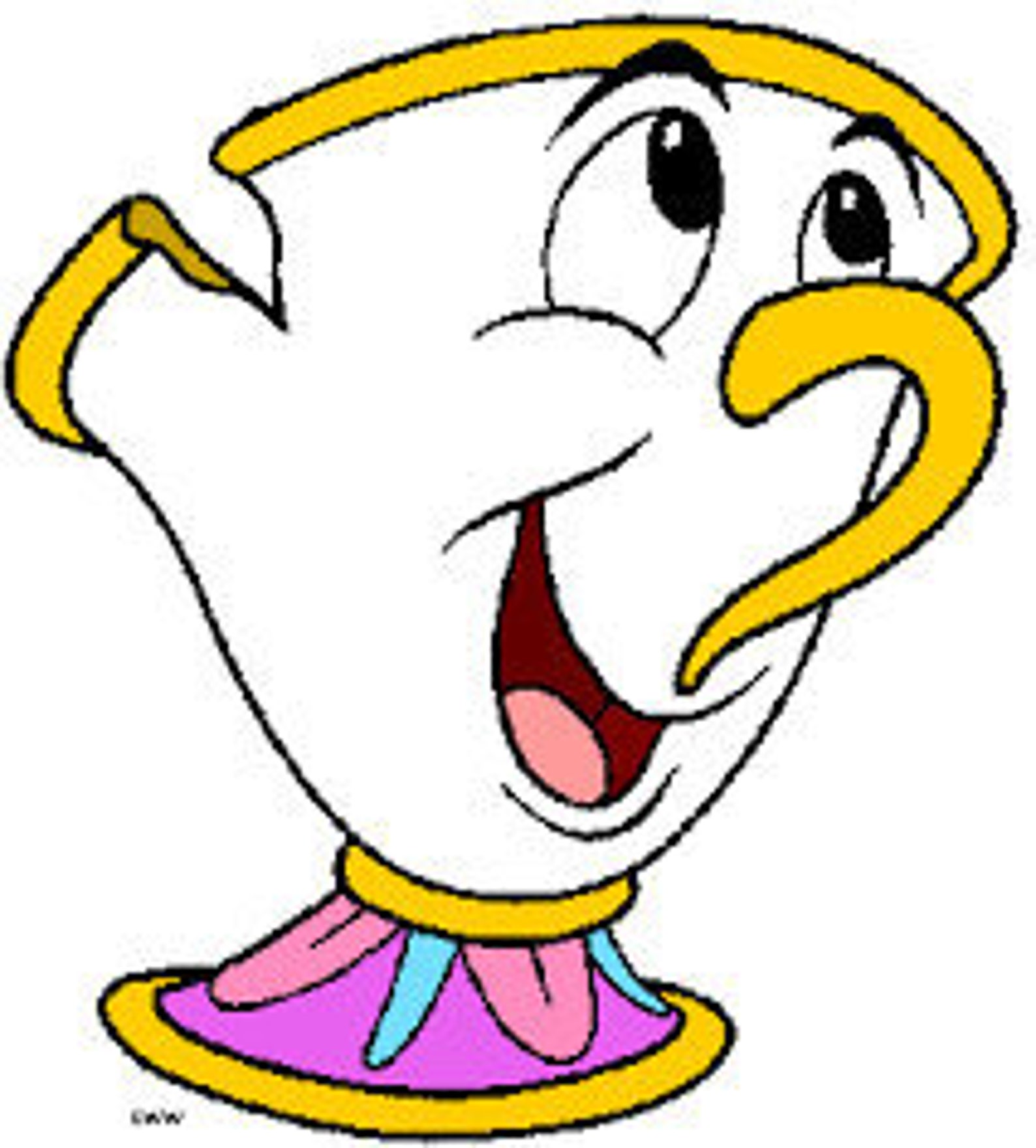 Chip From Beauty and the Beast SVG File Etsy