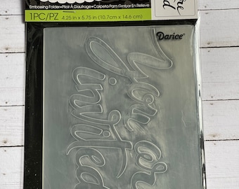 You Are Invited Embossing Folder
