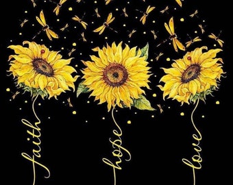 Download Sunflower Full Sheet Etsy