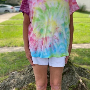 Rainbow Spiral Tie Dye T-Shirt