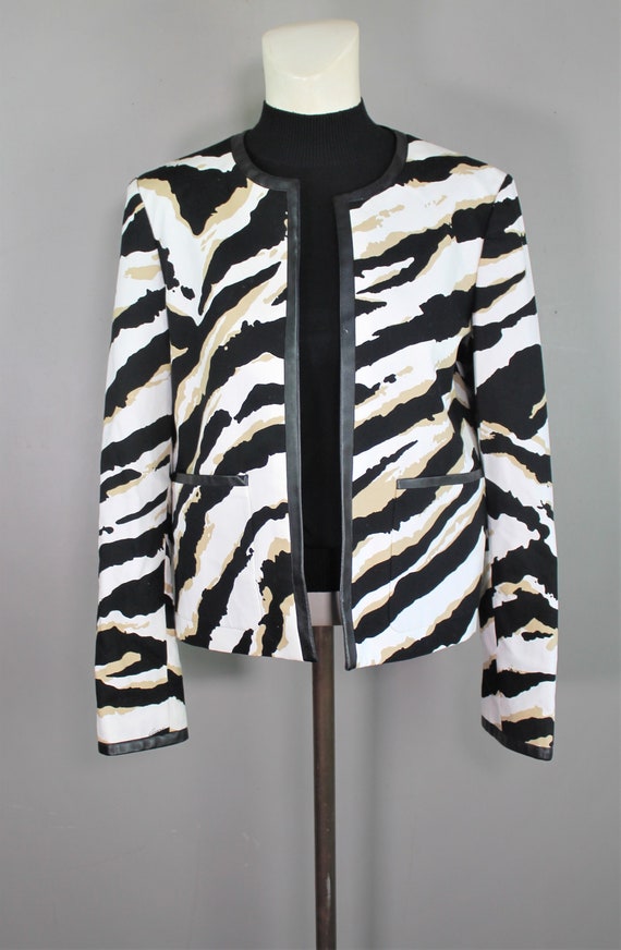 Gucci Zebra Print Blazer