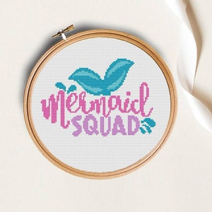 Mermaid - cross stitch pattern