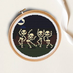 Halloween cross stitch pattern,Trick or treat cross stitch,cross stitch, Instant download PDF, halloween decor, counted cross stitch pattern