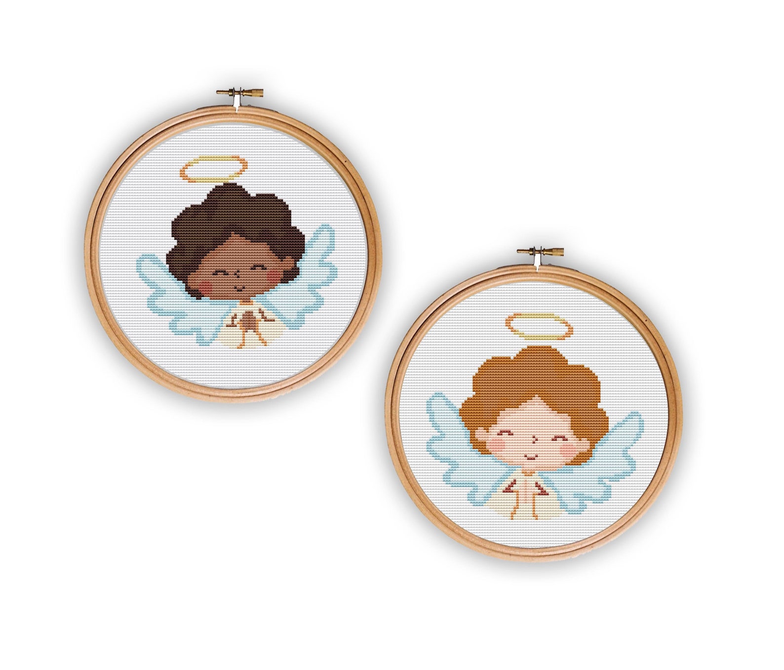 Angels Baptism CROSS STITCH Cross Stitch Pattern Modern Etsy