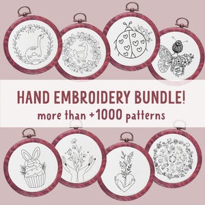 Special Bundle pack, Mega offer lifetime, all access hand embroidery patterns, Access lifetime, Hand embroidery Bundle, Full Access for life