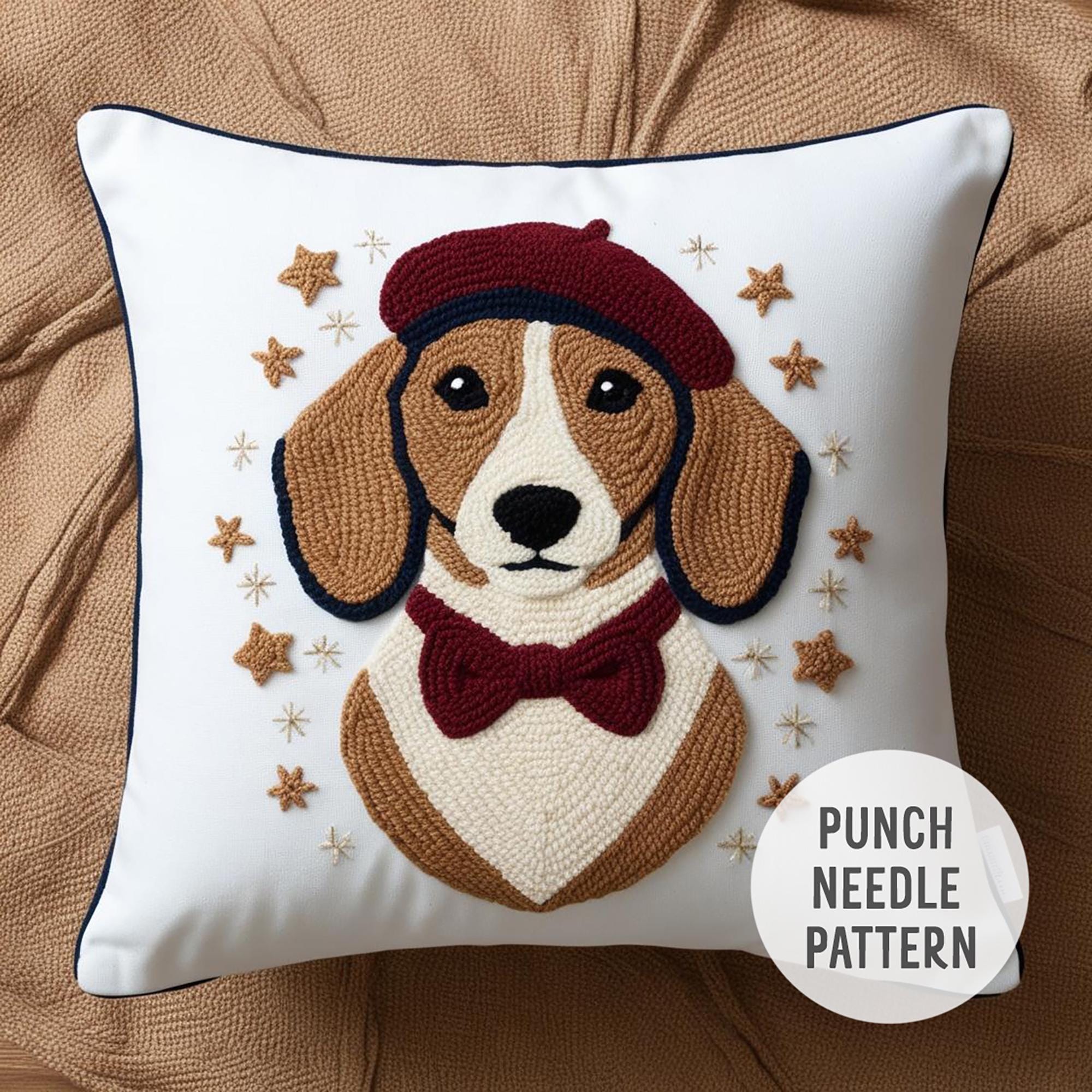 Dachshund Needlepoint Pillow - Etsy