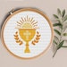First Holy Communion CROSS STITCH, Cross Stitch Pattern, Modern Cross ...