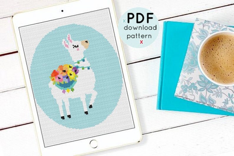 Llama Cross Stitch PatternLlama Counted Cross Stitchllama | Etsy