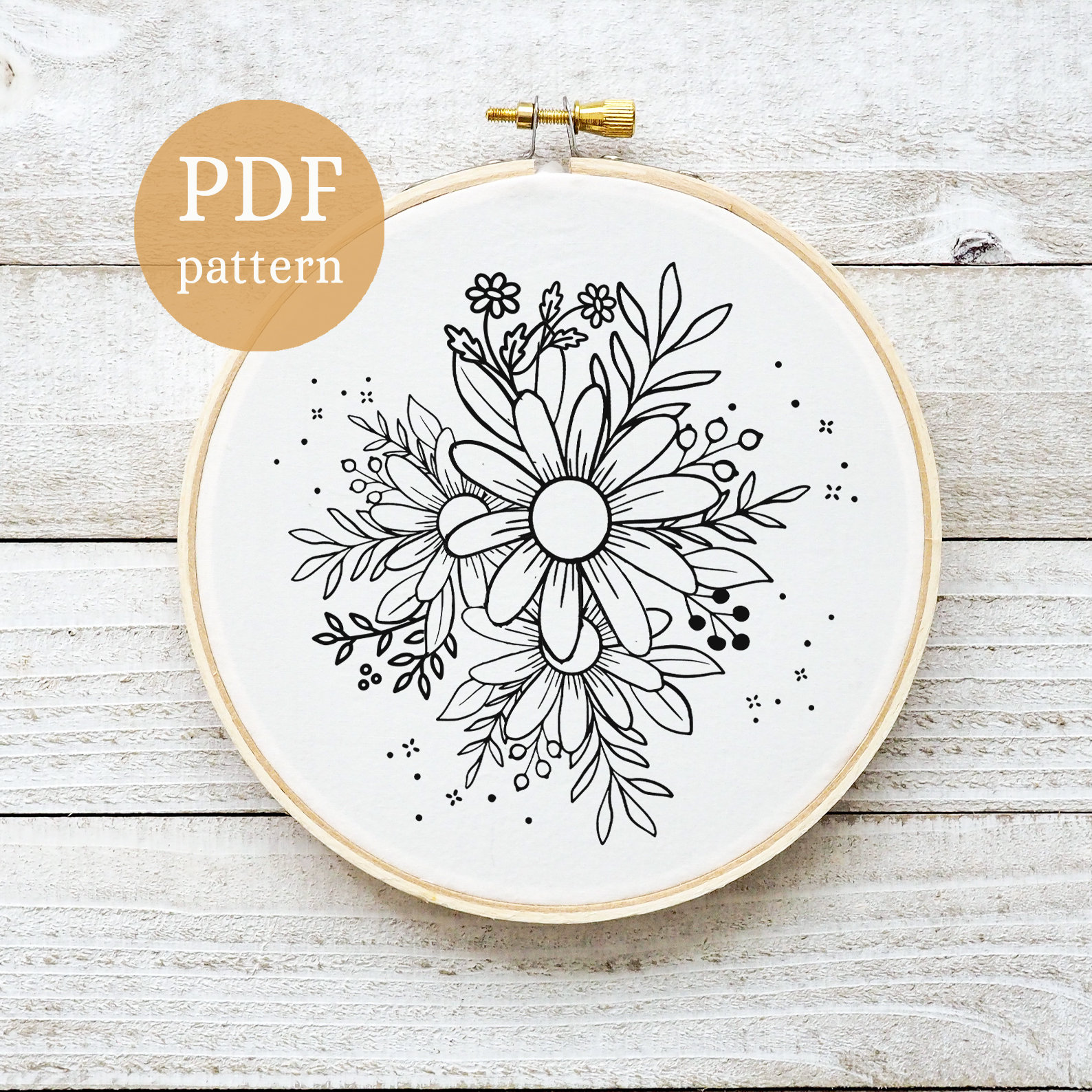 PDF Pattern Template ONLY, Beginners Floral Embroidery Pattern, Hand Embroidery, DIY Embroidery, Modern Embroidery, Diy Gift, Cross Stitch - Etsy 10-resources-for-free-hand-embroidery-patterns-create-whimsy