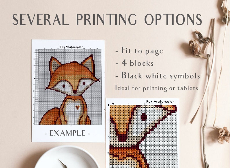 Set of 8 Cross Stitch Pattern Abstract Wall Art Decor Cross Etsy