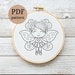 Fairy Magic, Fun & Cute, DIY Hand Embroidery Template Pattern PDF ...