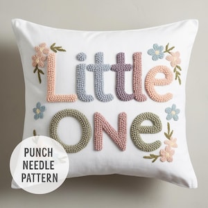 Baby Punch Needle pattern, baby girl embroidery, nursery punch needle,LOVE, baby girl, baby boy, christmas gifts, animals stitch, Little one