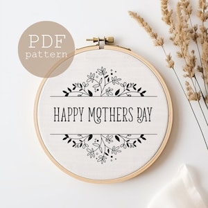Hand Embroidery pattern, Embroidery PDF Pattern, pattern for her, floral embroidery, clothes embroidery pattern, Beginner embroidery pattern