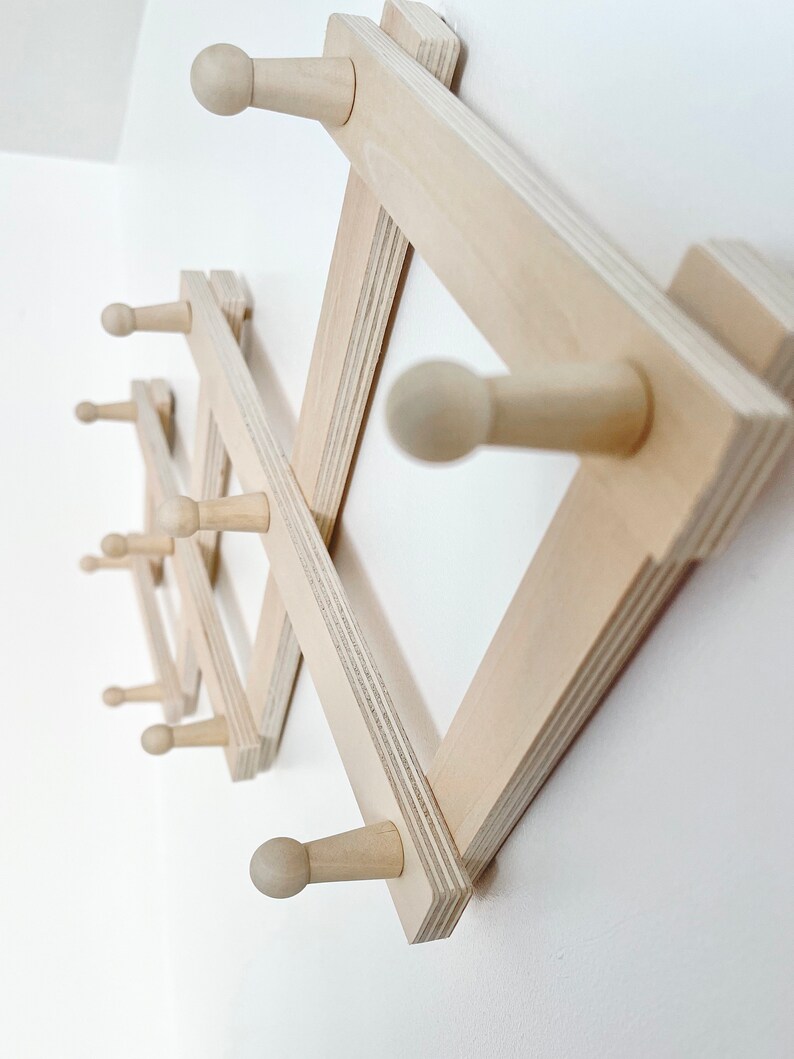 ACCORDION PEG RACK / Wooden Expandable Peg Rack / Coat Rack / Etsy UK