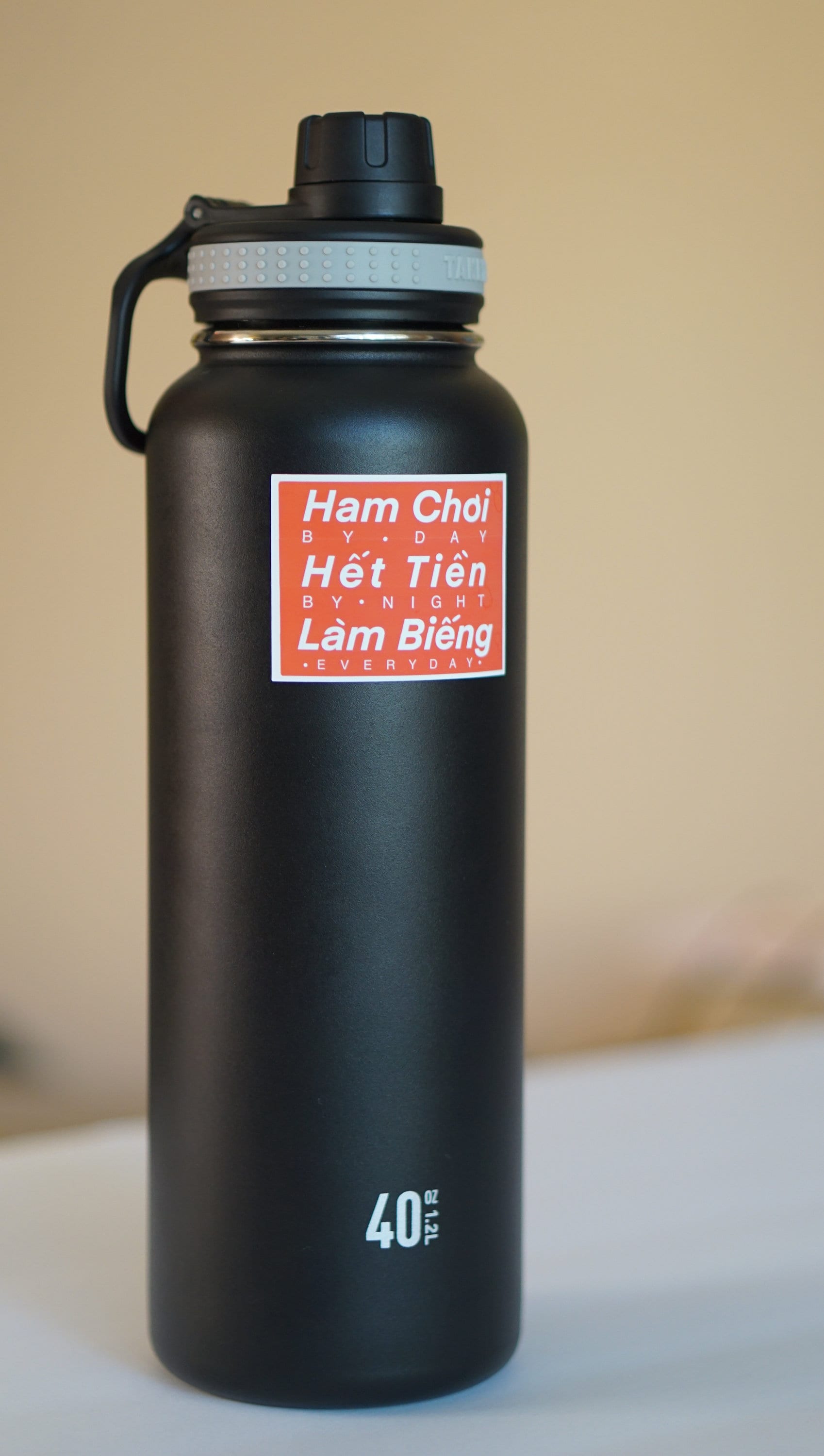 Ham Choi Het Tien Lam Bieng Vietnamese Motto Sticker Red Etsy