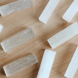 2 Mini Selenite Wands