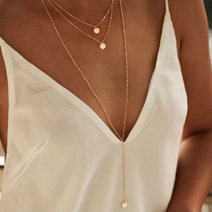 Gold or Silver Multi-Layered Necklace