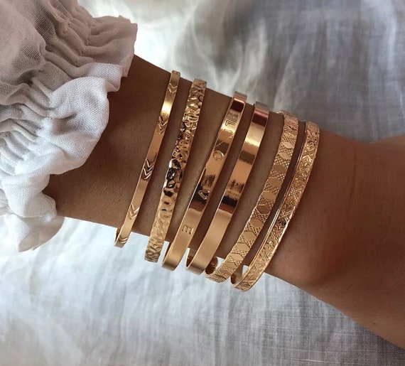 Gold Cuff Bracelet