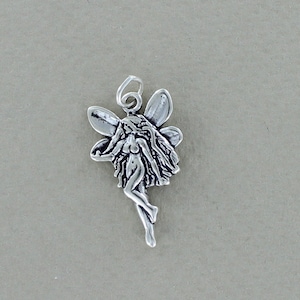 Silver Fairy Pendant - fairy jewellery - magic pendant