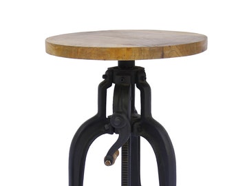 Lviv Industrial Kitchen Coffee Table, Regulowana wysokość blatu, Stół barowy, Stół jadalny