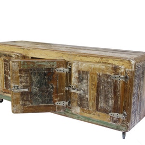 Tulum Industrial TV Unit, Media Console, TV Unit, Handmade TV Unit