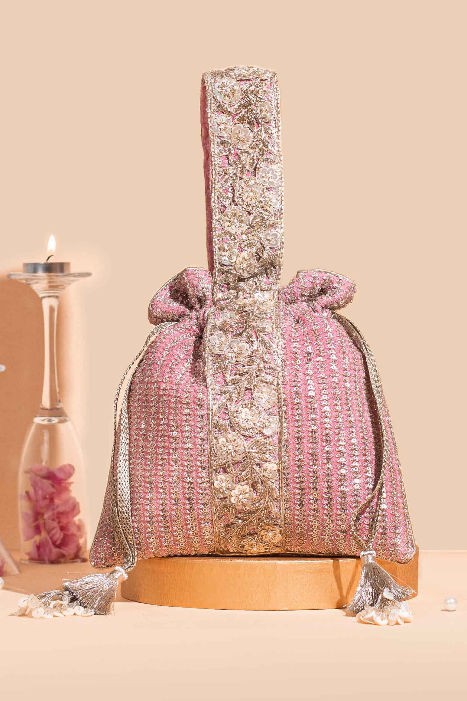 Pink potli hotsell