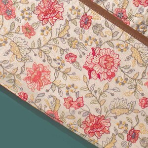 Ivy Floral Embroidered Laptop Sleeve