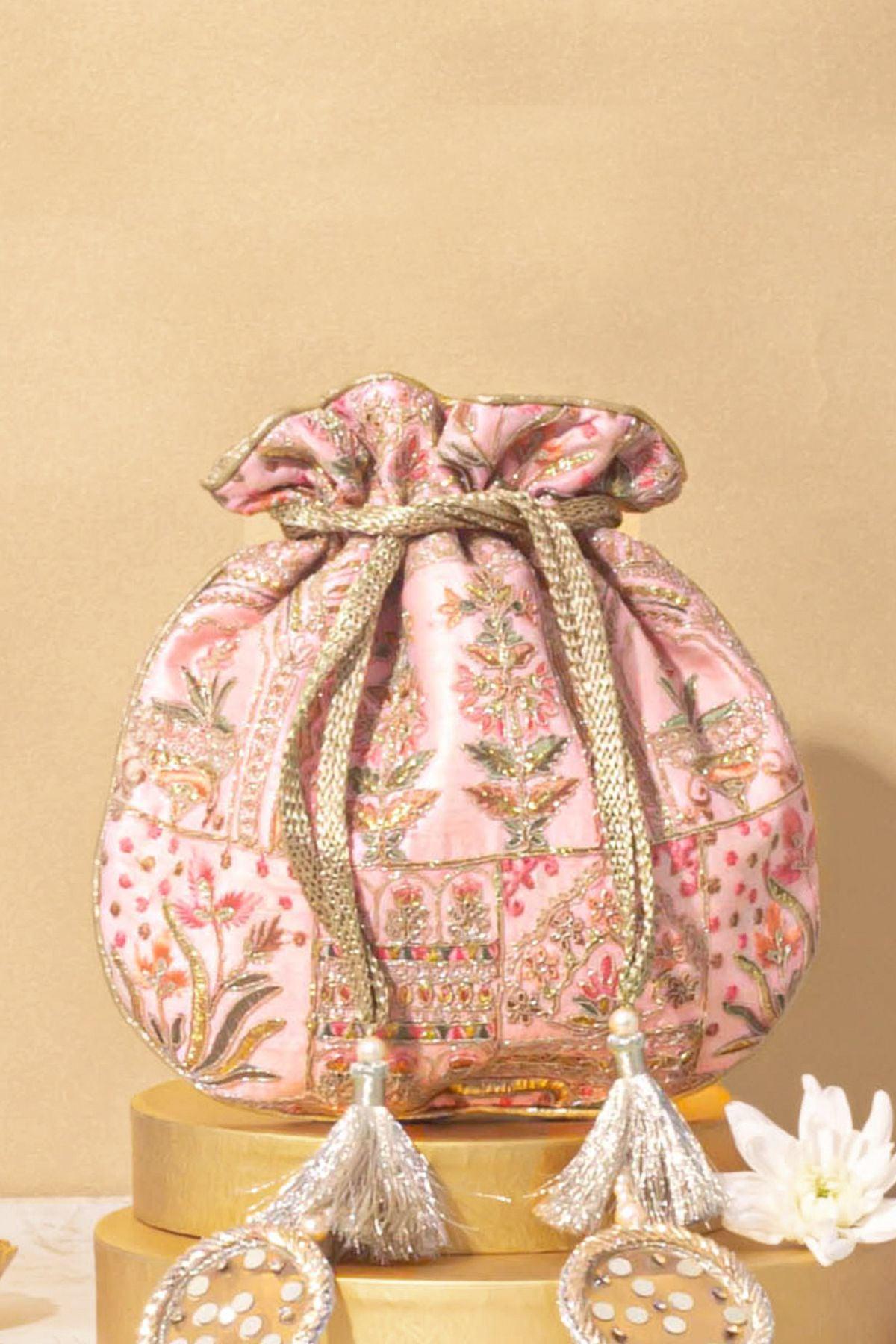 Pink potli hotsell