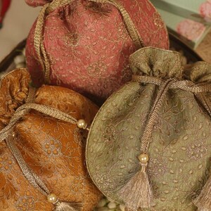 Tarang Wedding Favor Potlis - Set of 15