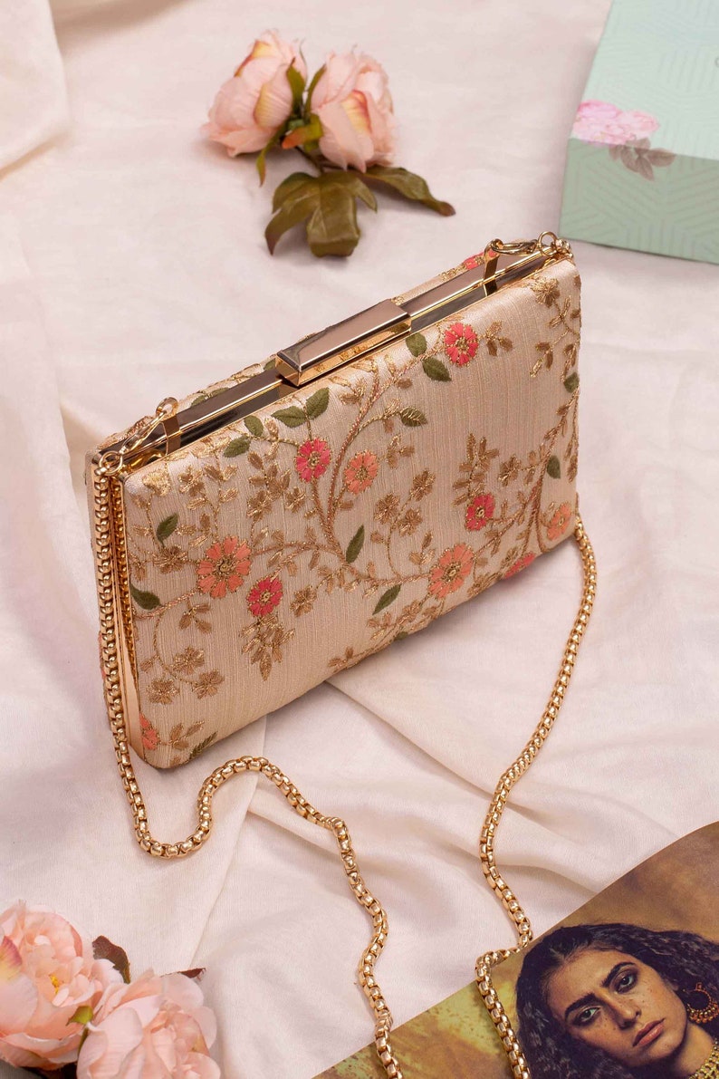 Floral Creeper Box Clutch Wedding Favors - Pastel Set of 10