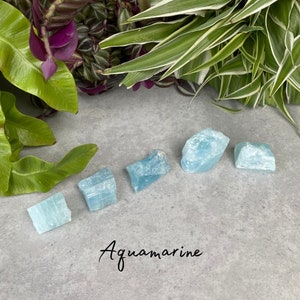 Aquamarine Raw Crystal - Rough Gemstone