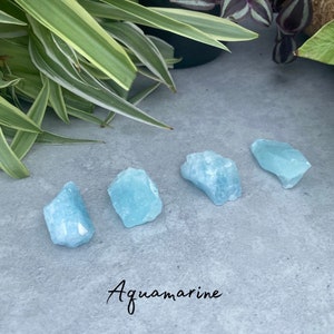 Aquamarine Raw Crystal - Rough Gemstone