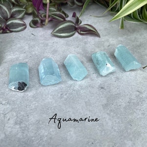 Aquamarine - Raw Crystal - Rough Gemstone