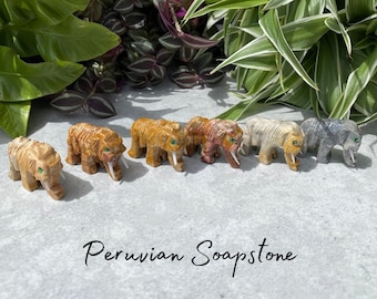 Pierre à Sculpter Stéatite En Forme De Chat - Environ 10 Cm | Idéale Pour Enfants, Débutants
