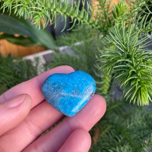 Apatite Polished Heart - Gemstone - Crystal